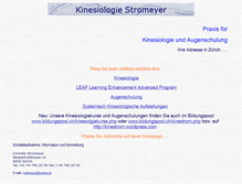 Tablet Screenshot of kinestrom.ch